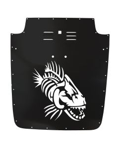 FISHBONE BLACK HOOD LOUVER 03-06 TJ