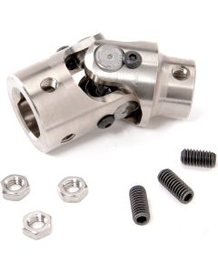 Flaming River Industries FR1710DD Universal Billet Steering Shaft Joint 1"-48 Spline 