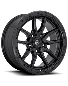 FUEL REBEL MATTE BLACK 20X10 5X5 5BS
