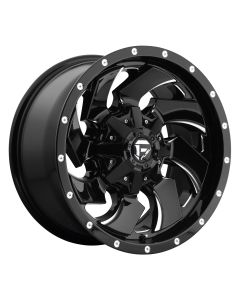 Fuel® Off-Road D23920002647 Cleaver Wheel in Black with Machined Accents  for 07-20 Jeep Wrangler JL, JK & Gladiator JT