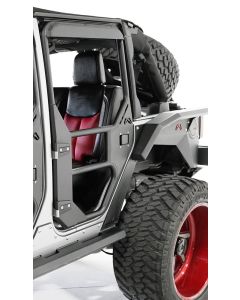 Fab Fours JL1031-1 Rear Full Tube Doors for 18-20 Jeep Wrangler JL Unlimited & Gladiator JT