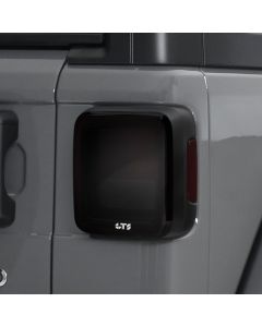 GT Styling GT4644S Rear Taillight Covers 2pc. Smoke for 18-21 Jeep Wrangler JL & JL Unlimited