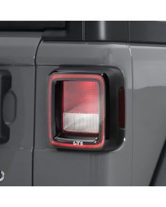 GT Styling GT4644C Rear Taillight Covers 2pc. Clear for 18-19 Jeep Wrangler JL & Unlimited JL