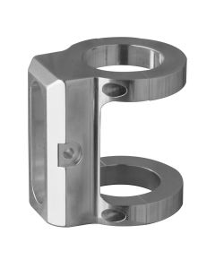 H3R 1-1/2 DUAL ROLL BAR MOUNT POLISHED