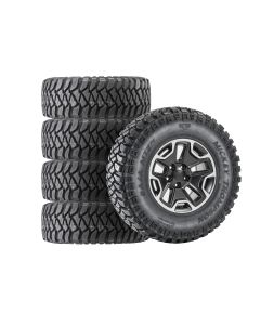 HRDRCK BLK 17X8.5 MTZP3 315/70R17 13-18 KIT OF 5