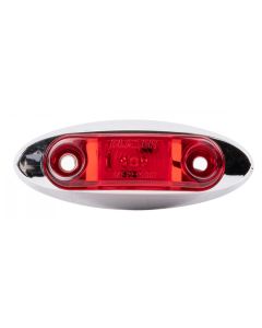 LED 2" Oblong Clearance/Side Marker Light, Red