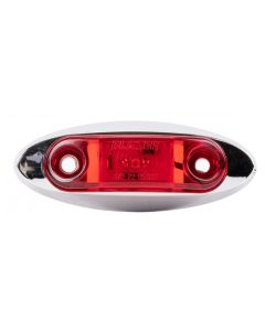 LED 2" Oblong Clearance/Side Marker Light, Red