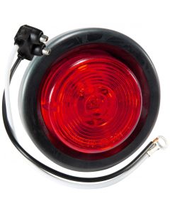 LED 2" Round Sealed Clearance/Side Marker Kit, Red