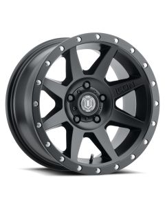 ICON REBOUND SAT BLACK 17X8.5 5X5 4.5BS