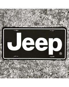 Jeep Merchandise  Jeep Logo License Plate Sign 
