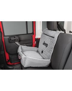 PETBED2GO CUSHION JEEP LETTERS GREY