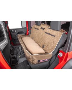PETBED2GO CUSHION LRG JEEP LETTER TAN