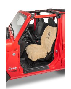 JEEP STAR CAR SEAT TOWEL TAN