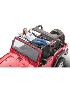 Jammock 22393 Black 2.0 Jeep Hammock  for 87-22 Jeep Wrangler JL, JK, TJ, YJ & Gladiator JT