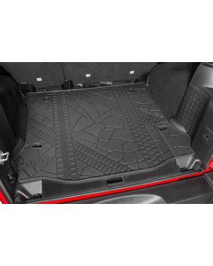 Mopar  Cargo Liner Slush Mat with Tire Tread Pattern for 11-18 Jeep Wrangler Unlimited JK 4 Door