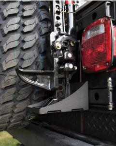 MORryde JP54-024 Off-Road Jack Carrier for 97-06 Jeep Wrangler TJ with MORryde Tailgate Hinges