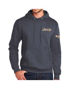 Jeep Merchandise  Men's Jeep Freedom To Roam Hoodie Sweatshirt in Navy 
