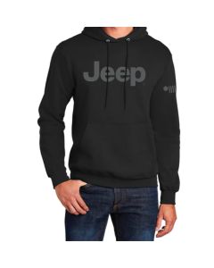 Jeep Merchandise  Men's Jeep Text Hoodie 
