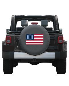 Boomerang Enterprises TC-AF30 Soft Spare Tire Cover with American Flag Print for 29-30" Spare Tire