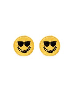 SOFT COVER 6INCH RND BLACK SUNGLASSES