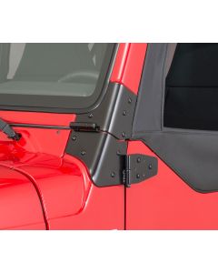Kentrol  Stainless Steel Windshield Hinge Set for 97-06 Jeep Wrangler TJ & Unlimited