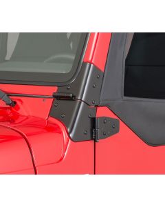 Kentrol  Stainless Steel Windshield Hinge Set for 97-06 Jeep Wrangler TJ & Unlimited