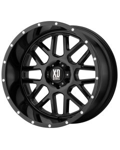 XD820 BLACK 17X8.5 5X5 4.75BS
