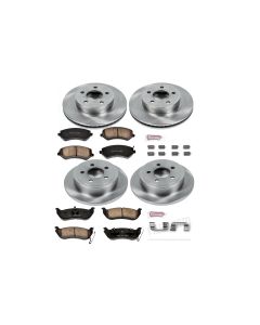 Power Stop KOE2162 Front & Rear Z16 Autospecialty Daily Driver OE Brake Kit for 03-07 Jeep Liberty KJ