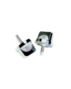 Kentrol  Stainless Steel Windshield Knob Set for 76-95 Jeep CJ & Wrangler YJ