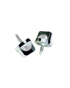 Kentrol Stainless Steel Windshield Knob Set for 76-95 Jeep CJ & Wrangler YJ