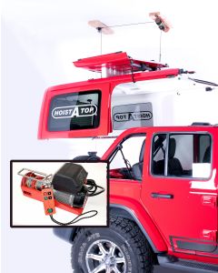 Lange Originals 014-950-R Power Hoist-a-Top with Wireless Remote for 18-21 Jeep Wrangler JL 2-Door