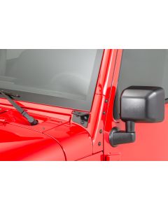 QUAD WINDSHIELD LIGHT BRACKET BLK JK