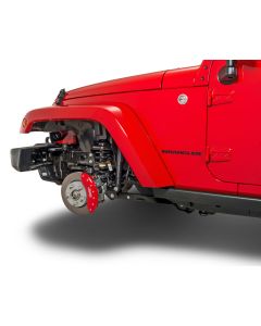 MGP Caliper Covers  Front Jeep Logo & Rear Grill Logo Brake Caliper Covers for 03-06 Jeep Wrangler TJ & Unlimited TJ