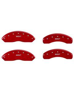 MGP Caliper Covers  MGP Logo Brake Caliper Covers with Dual Piston for 14-19 Jeep Cherokee KL