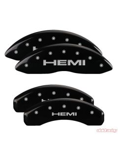 HEMI LOGO CALIPER COVERS WK/XK BLK 42002