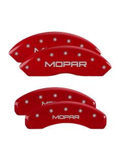 MGP Caliper Covers  Mopar Logo Brake Caliper Covers for 07-18 Jeep Wrangler JK