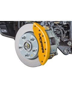 MOPAR LOGO CALIPER COVERS JK YEL   42007
