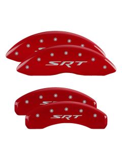 MGP Caliper Covers  SRT Logo Brake Caliper Covers For 05-10 Jeep Grand Cherokee SRT WK & 06-10 Jeep Commander XK
