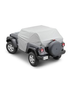 MasterTop 11111509 Full Door Cab Cover for 18-22 Jeep Wrangler JL with Factory Soft Top Folded Down