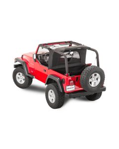 MasterTop  Wind Stopper Plus & Tonneau Cover 2 Piece Kit for 97-06 Jeep Wrangler TJ