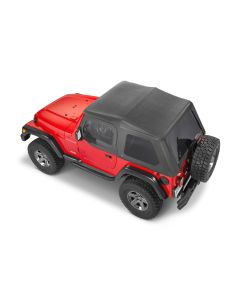 ADVENTURE TOP W/UPPER DOORS TJ BLK DEN  11113 0115