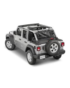 MasterTop  Wind Stopper & Tonneau Cover Combo Kit for 18-21 Jeep Wrangler JL Unlimited
