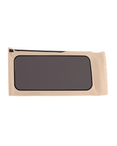 MasterTop  Repair Part Quarter Window for 18-23 Jeep Wrangler JL 2-Door with Factory Soft Top