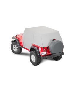 MasterTop 11110009 Cab Cover with Door Flaps for 92-06 Jeep Wrangler YJ & TJ