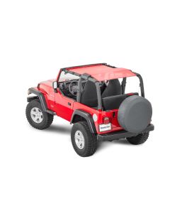 MasterTop  ShadeMaker Mesh Bimini Top Plus for 92-06 Jeep Wrangler YJ & TJ