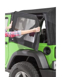 MasterTop  Replacement Rear Quarter Windows  for 07-18 Jeep Wrangler JK with Original Factory Mopar Soft Top