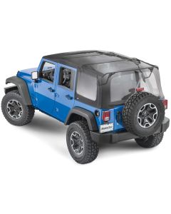 MasterTop  Complete Soft Top Kit in MasterTwill® Fabric for 07-18 Jeep Wrangler JK Unlimited 4-Door