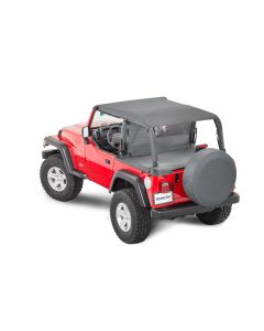 MasterTop Summer Combo Top Plus in Black Diamond for 03-06 Jeep Wrangler TJ