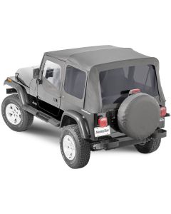 MasterTop  Complete Soft Top Kit with Upper Doors for 88-95 Jeep Wrangler YJ