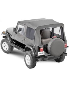 MasterTop  Complete Soft Top Kit with Upper Doors for 88-95 Jeep Wrangler YJ